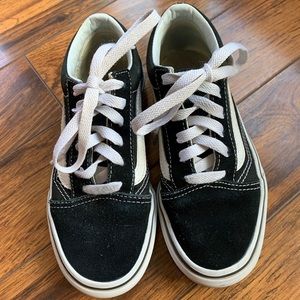 Kids Old Skool Vans (Black)